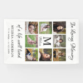 Funeral is aangepast aan de videobeelden spandoek (Horizontaal)