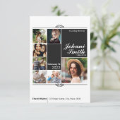 Funeral Kaart sjabloon (Staand voorkant)