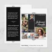 Funeral Kaart sjabloon (Voorkant / Achterkant)