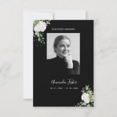 Funeral Loved One on White Floral Wreath Memorial (Voorkant)
