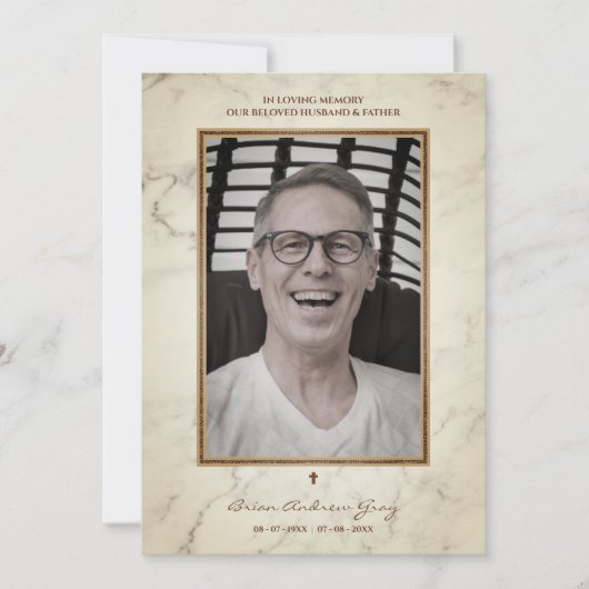 Funeral Mannen hielden van een vader die weg was (Voorkant)