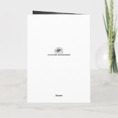 Funeral Meal Menu Card in the light (Achterkant)