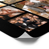 Funeral Memorial 100 Photo Collage Poster (Hoek)