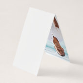 Funeral Memorial 2 Foto's gevouwen gebedde Kaarten (Achterkant)