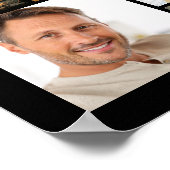 Funeral Memorial 92 Photo Collage Celebrating Life Poster (Hoek)