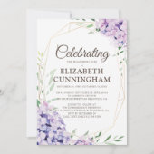 Funeral Memorial Floral Flower Geometric Woodsy Kaart (Voorkant)