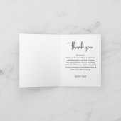 Funeral Memorial Folded Photo Bedankkaart (Binnen)