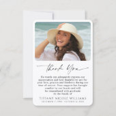 Funeral Memorial Forever In Our Hearts Photo Bedankkaart (Voorkant)