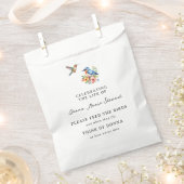 Funeral Memorial | Geheugenvrij vogelzaad behouden Bedankzakje (Geknipt)