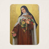 Funeral Memorial Heilige Kaart St. Therese Lisieux (Voorkant)
