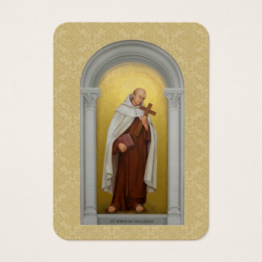 Funeral Memorial Holy Card St. John of the Cross Visitekaartje (Voorkant)