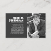 Funeral Memorial in Loving Memory Photo Card Visitekaartje (Voorkant)