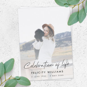 Funeral Memorial   Informele viering van het leven Kaart