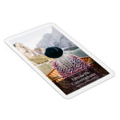 Funeral Memorial Modern and Simple Photo Card Magneet (Rechterzijde)