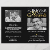 Funeral Memorial Order of Service Photo Programme (Voorkant)