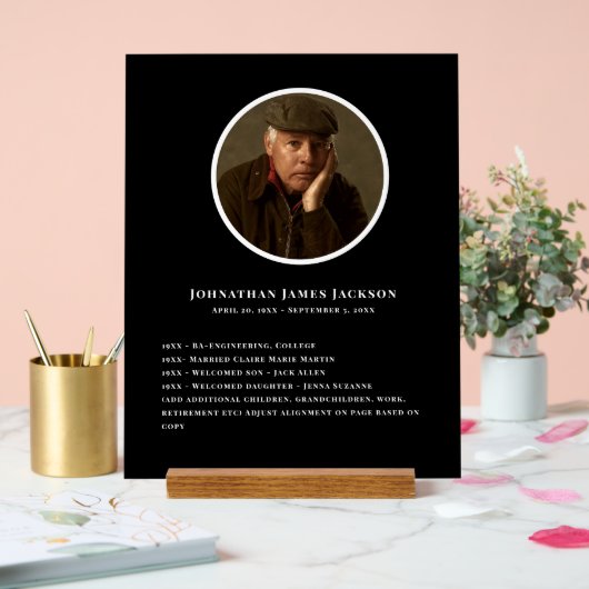 Funeral Memorial - Personal Details Display (Huwelijk)