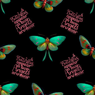 Funeral Memorial Personalized Butterfly Angels Servet