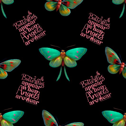 Funeral Memorial Personalized Butterfly Angels Servet