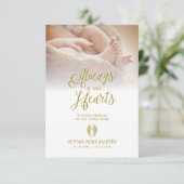 Funeral Memorial Photo Litlle Angel Wings Dear One (Staand voorkant)