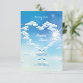 Funeral Memorial Prayer Card Kaart (Staand voorkant)