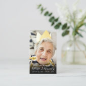 Funeral Memorial Prayer Foto Visitekaartje (Staand voorkant)