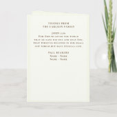 Funeral Memorial Service Programme Wheat Field Programma (Achterkant)