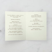 Funeral Memorial Service Programme Wheat Field Programma (Binnen)