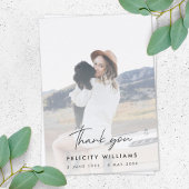 Funeral Memorial | Viering van het leven Bedankkaart