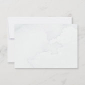 Funeral Memorial Waterverf Broken Heart Leaves Bedankkaart (Achterkant)