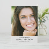 Funeral Memorial | Zilver | Foto in liefhebbend ge (Staand voorkant)