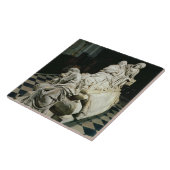 Funeral monument voor Armand-Jean du Plessis, Card Tegeltje (Zijkant)