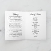 Funeral Obituary Order of Service 5 Photo Programm Programma (Binnen)