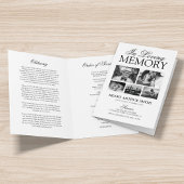Funeral Obituary Order of Service 5 Photo Programm Programma