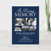 Funeral Obituary Order of Service 5 Photo Programm Programma (Voorkant)