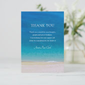 Funeral Ocean Dankjewel Kaart (Staand voorkant)