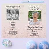 Funeral Order of Service Celebration of Life Flyer (Enkel)