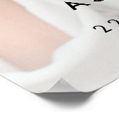 Funeral Order of Service Celebration of Life Foam Poster (Hoek)