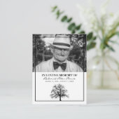 Funeral Order of Service | Elegant Tree Hartelijk (Staand voorkant)