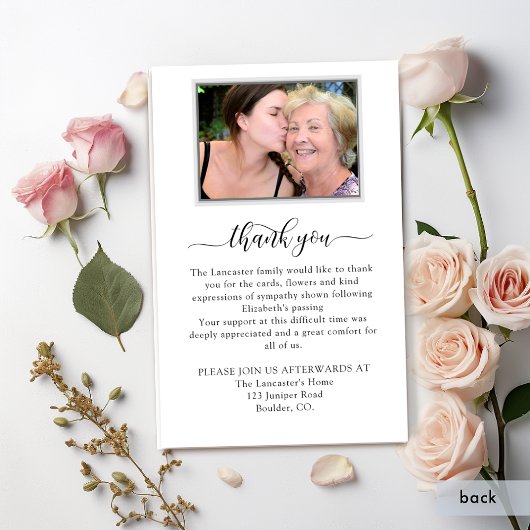 Funeral Order of Service, Floral Memorial Programm