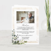 Funeral Order of Service | Groen Memorial-programm Programma (Achterkant)