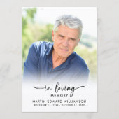 Funeral Order of Service In Loving Memory Programmakaart (Voorkant)