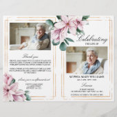 Funeral Order of Service Magnolia Memorial Program (Voorkant)