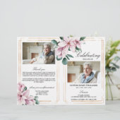 Funeral Order of Service Magnolia Memorial Program (Staand voorkant)