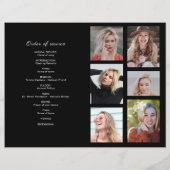 Funeral Order of Service | Memorandum (Achterkant)