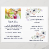 Funeral Order of Service Memorial Programme (Voorkant)