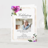 Funeral Order of Service | Paardenbloemen Programma (Voorkant)