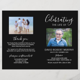 Funeral Order of Service | Photo Memorial Programm