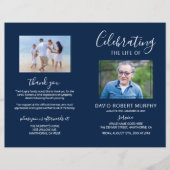 Funeral Order of Service | Photo Memorial Programm (Voorkant)