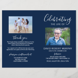 Funeral Order of Service | Photo Memorial Programm