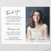 Funeral Order of Service Photo Memorial Programme (Voorkant)